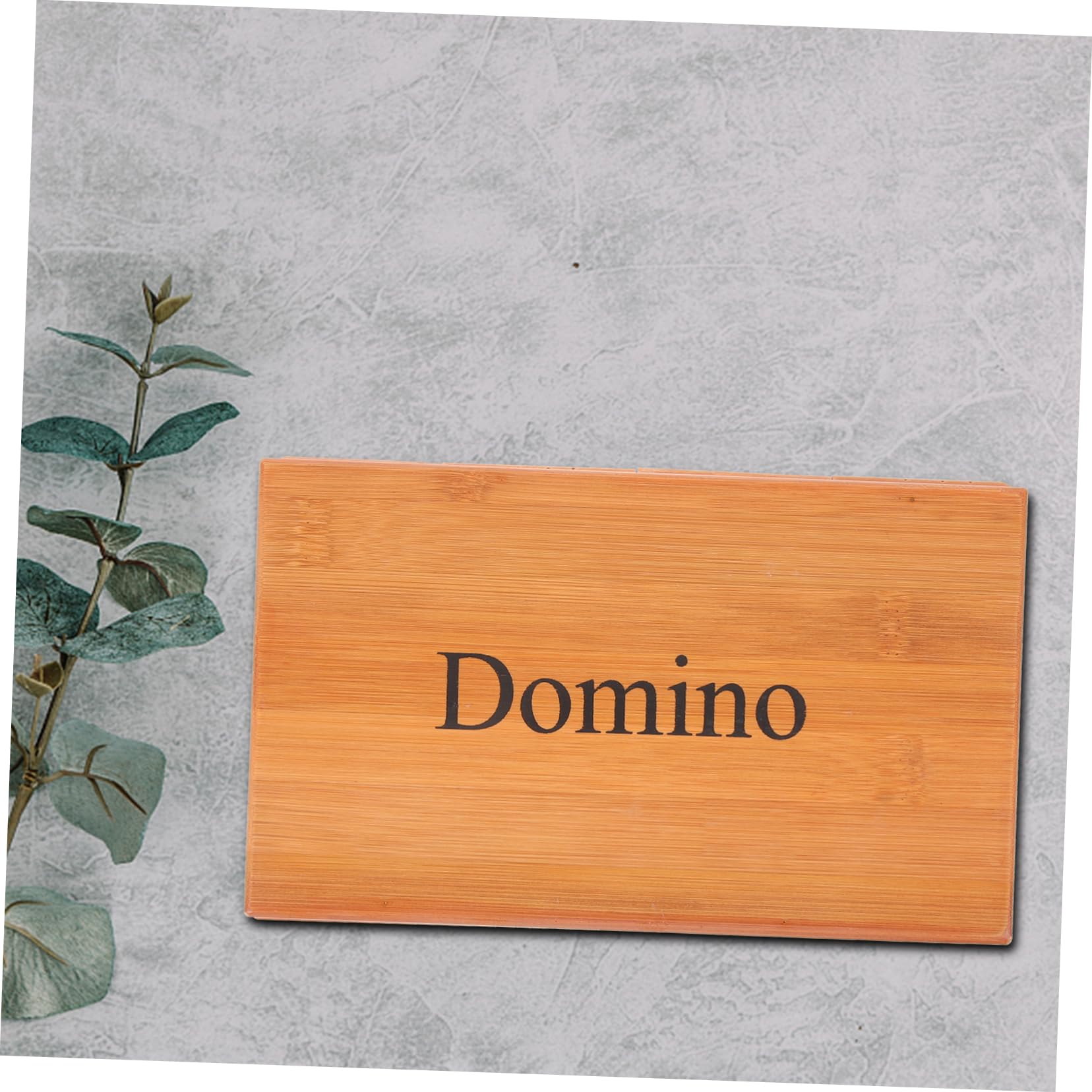 ifundom Jeu de Dominos en Bois Vintage pour Adultes et Garçon et Filles Boîte de Dominos en Bambou Tuiles de Jeu Classiques Familial Présent Loisirs et Convivialité 1 Coffret