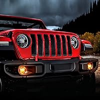 Vista 5 de Nilight Conjunto de Luces LED de Niebla de 4 Pulgadas Compatible con 2007 2008 2009 2010 2011 2012 2013 2014 2015 2016 2017 2018 Jeep Wrangler JK
