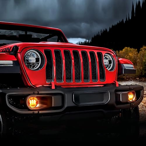 Miniatura 5 de Nilight - Conjunto de faros antiniebla LED de 4 pulgadas con cables de conversión, repuesto de parachoques delantero de 60 W, conducción