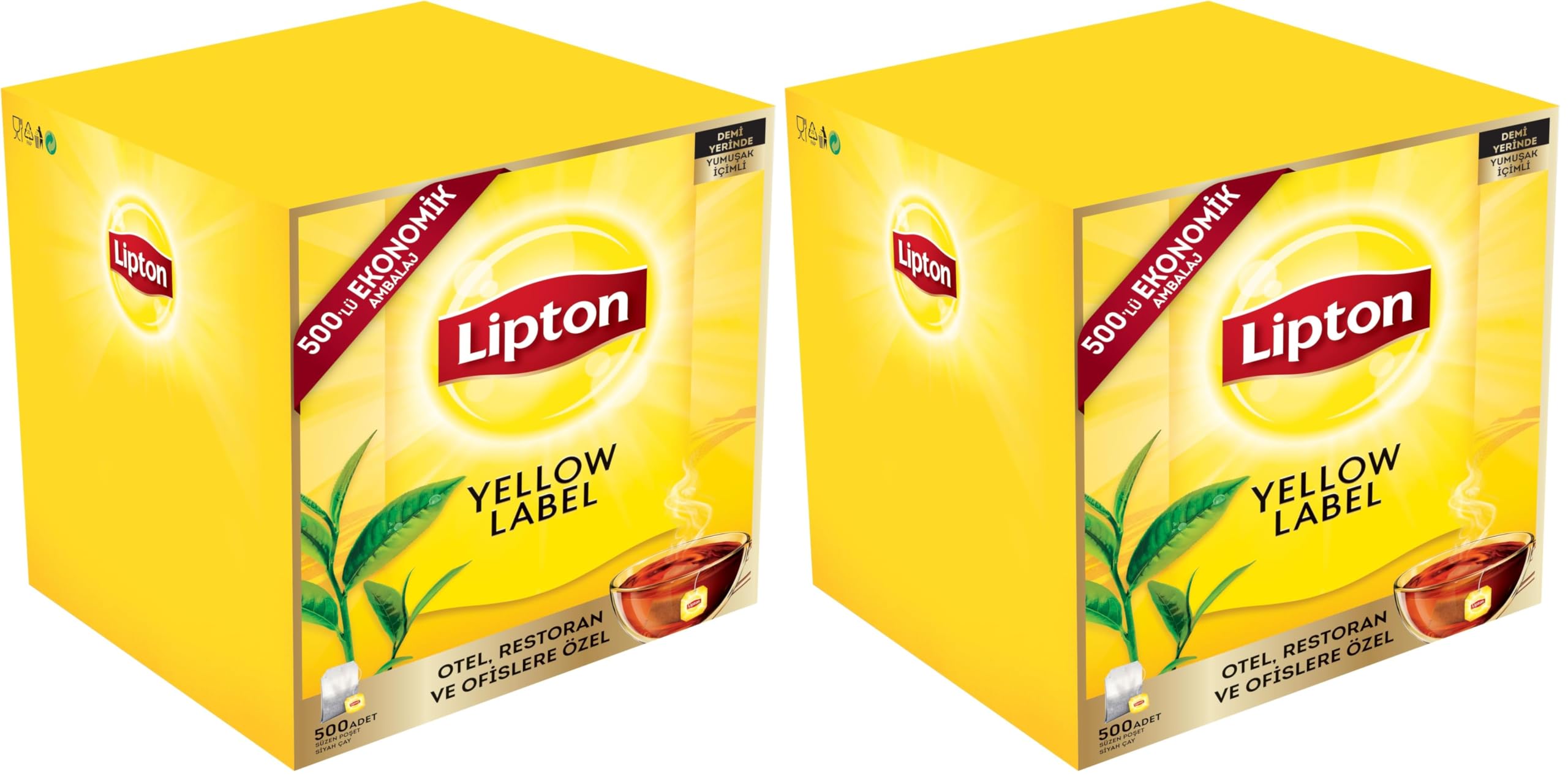 Lipton Yellow Label 500'lü Bardak Poşet Çay (2 paketi)
