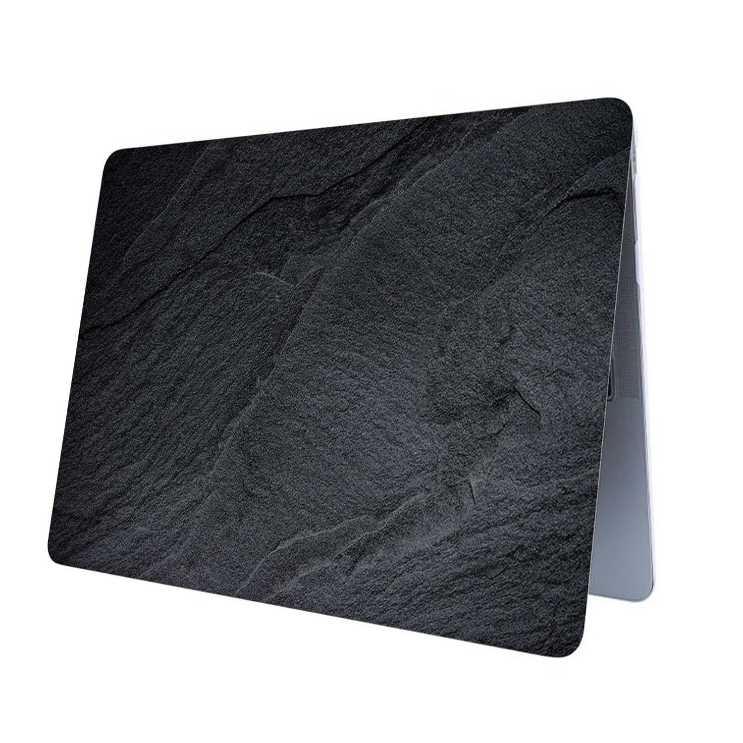 Custodia Protettiva per Nuovo Macbook Air 13 pollici Modello A1932 A2179 A2337 M1 con display Retina e Touch ID 2020 2019 2018, Sottile Rigida Case Cover Plastica Duro Custodia, Nero