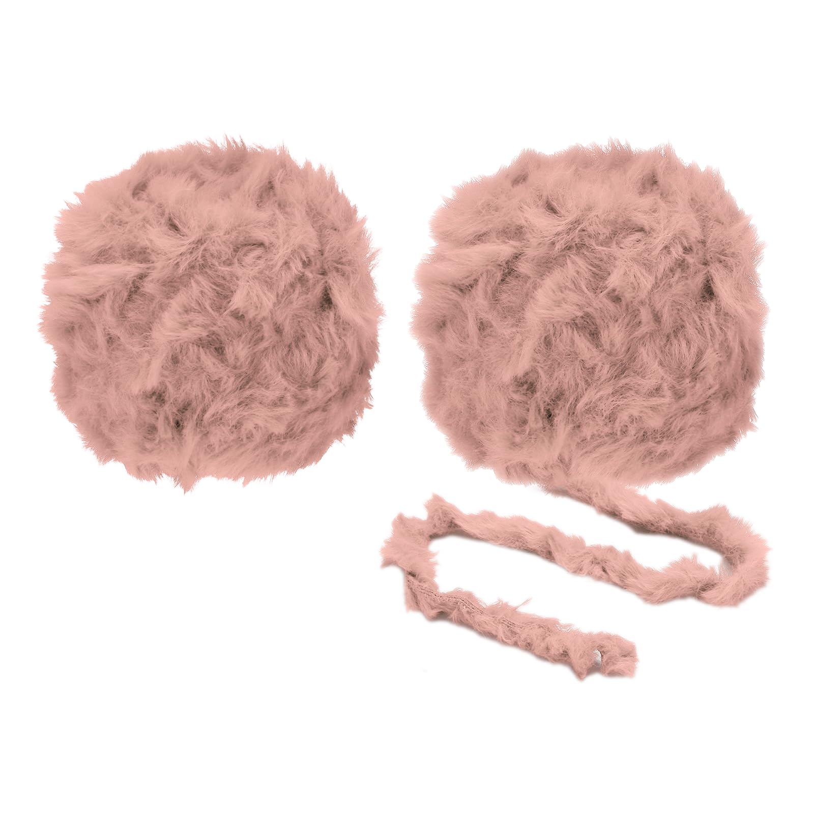 Hilo mullido rosa para tejer regalos hechos a mano como osos de peluche y mantas suaves