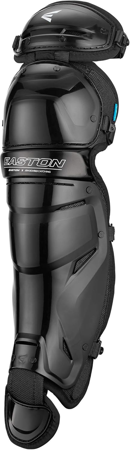 Easton | JEN SCHRO THE VERY BEST Softball Catcher's Leg Guards | NOCSAE Approved | Small/Medium/Large | Multiple Colors