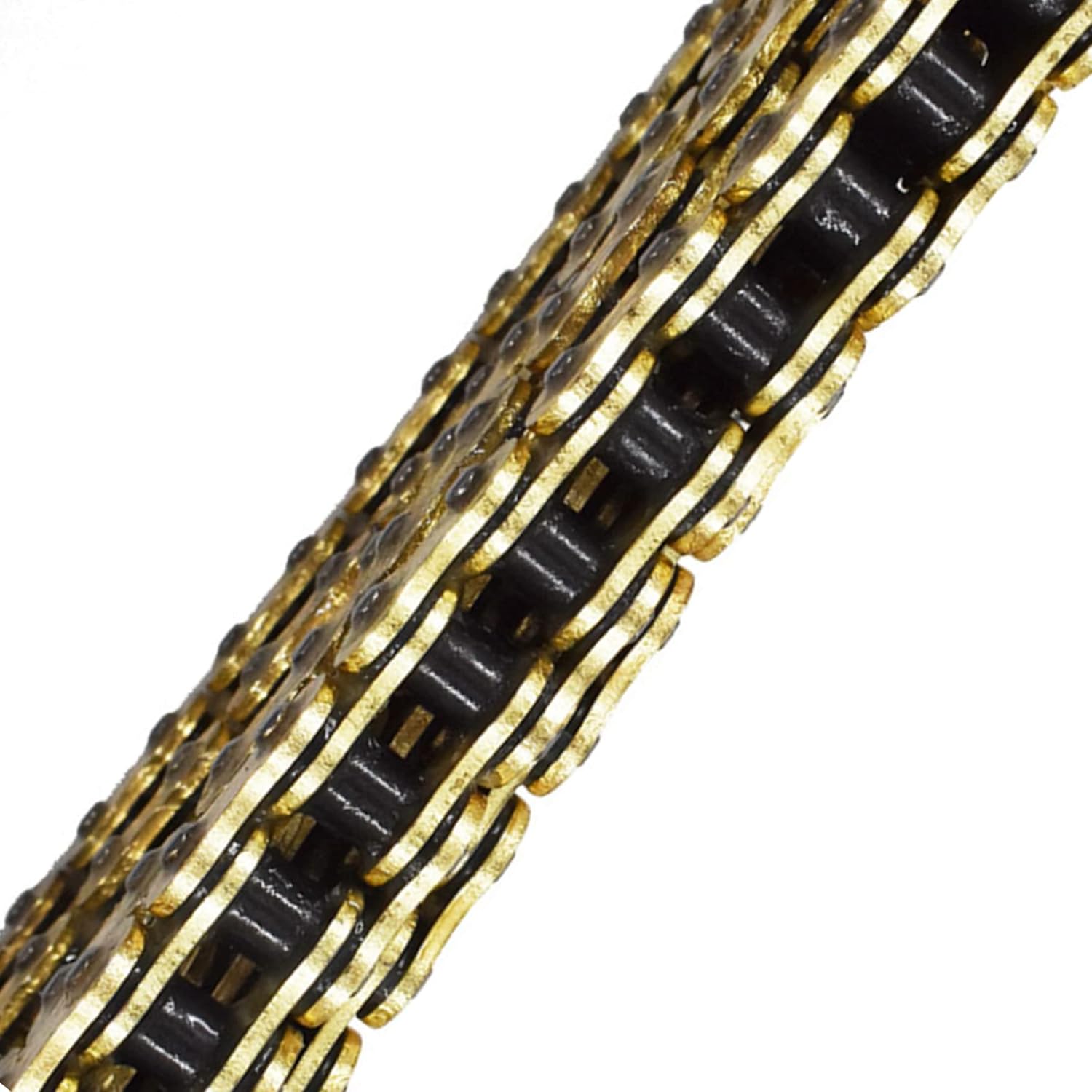 waltyotur Gold 530 Chain 530 x 130 O-Ring Drive Chain Gold 8200 pounds Tensile 530 Pitch 130 Links