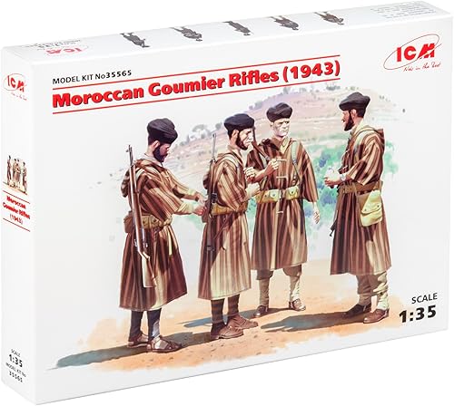 Icm Modelos 135Goumiers Rifles (1943) Modelo Kit Icm Modelos 135Goumiers Rifles (1943) Modelo Kit