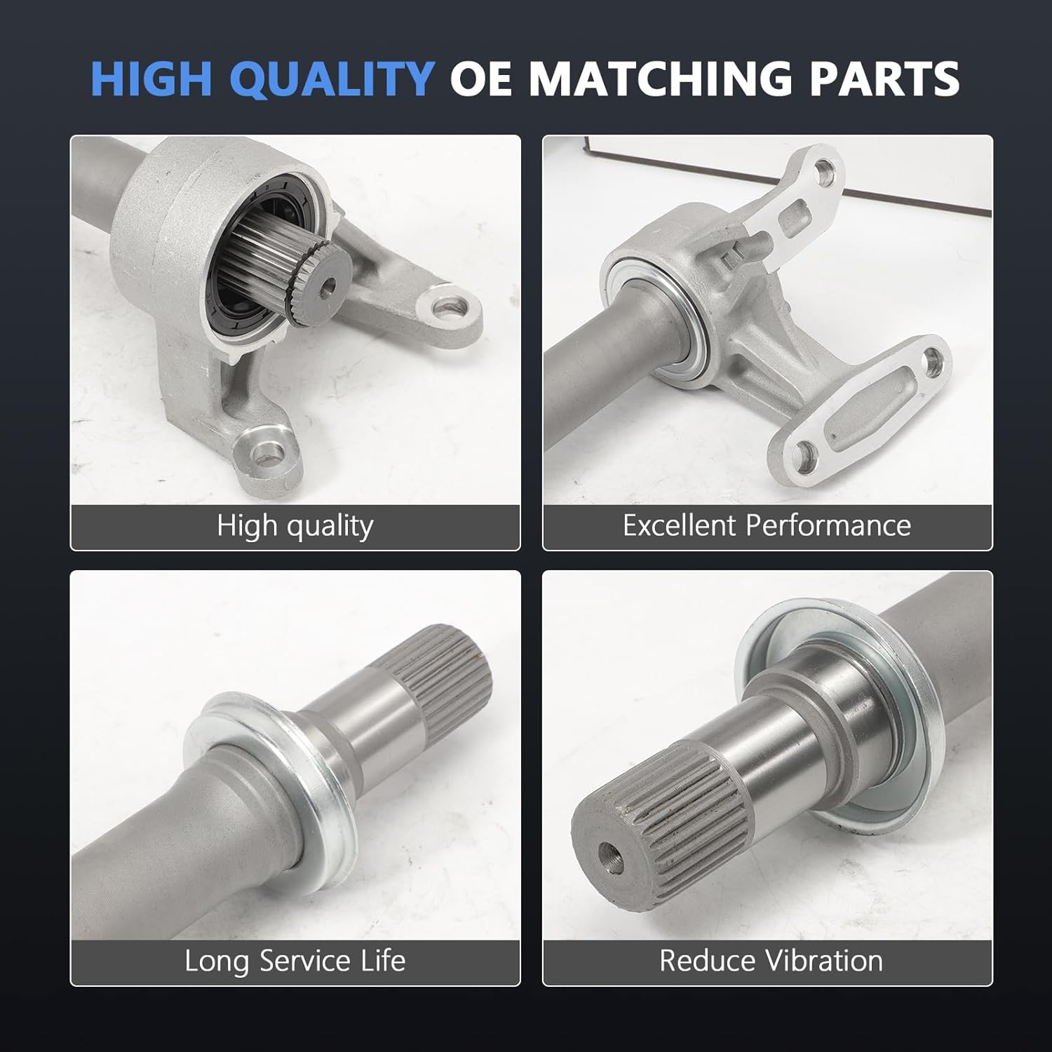 44500-T2A-A00 CV Intermediate Shaft for CR-V 2015-2019, Accord 2013-2017 Axle Half Shaft Assembly 44500T2AA00