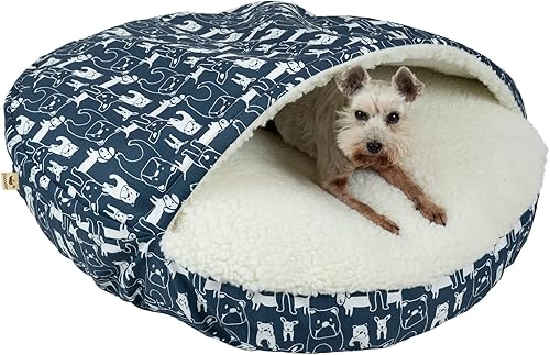 Snoozer Cama ortopédica de lujo para mascotas, diseño de tormenta de pedigrí, pequeña