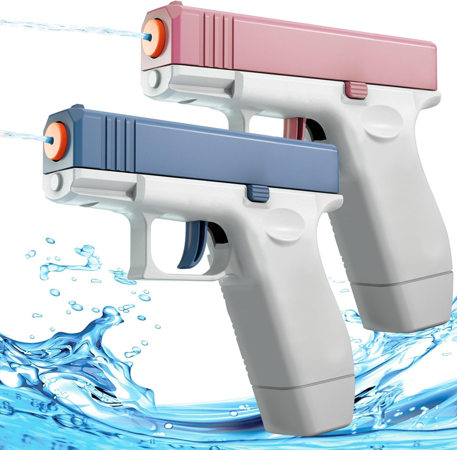 Water Guns Squirt Guns for Kid 2 Pack Mini Water Blaster Soaker Water Pistol Toys for Boys Girls Toddlers, Summer Gifts for Swimming Pool Beach