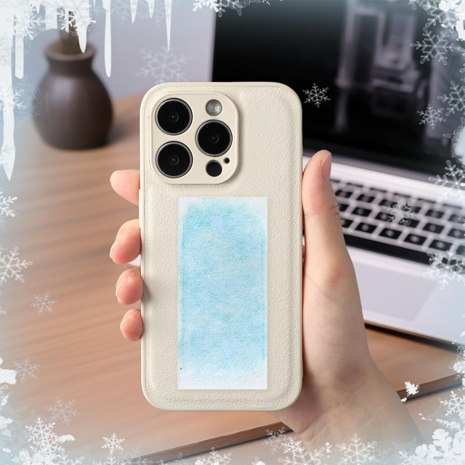 Patch di gel rinfrescante | Gel di raffreddamento per le giornate calde, 10 fogli di design divertente per alte temperature, ideale per attività all'aperto sportive