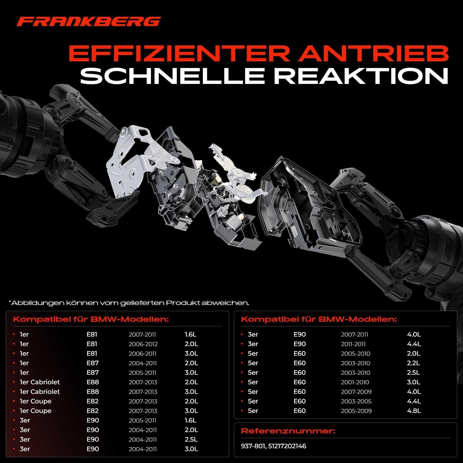 Frankberg Türschloss Stellmotor Vorne Rechts 5-Polig