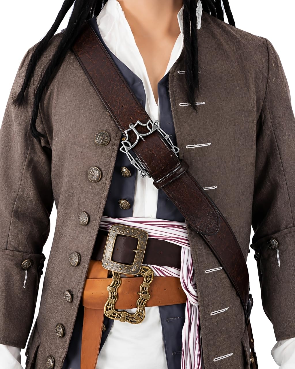 Jack Sparrow Baldric Sword Belt Pirate Capitán Props