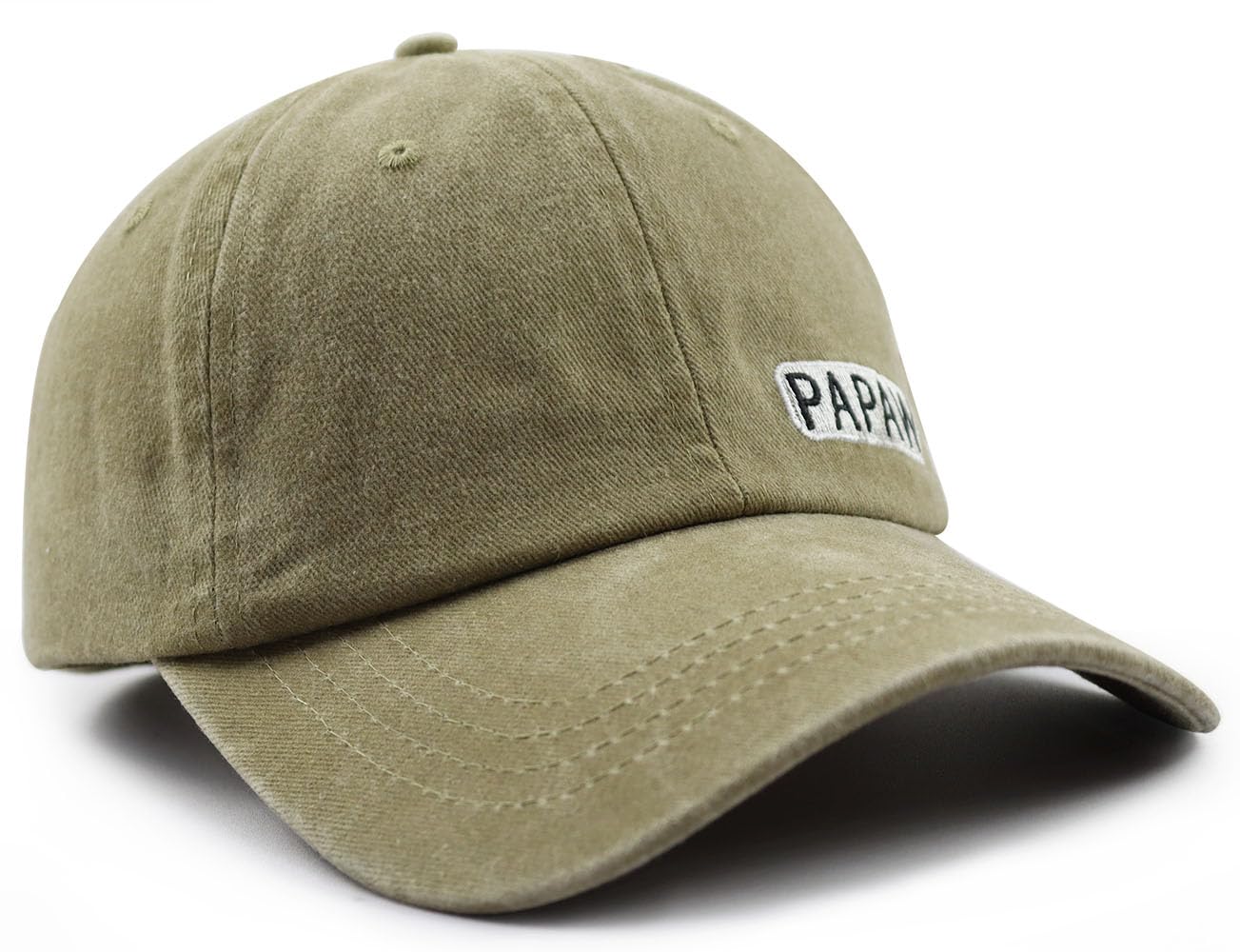 Papaw Hat for Grandpa Dad Men, Funny Adjustable Cotton Embroiderd Best Grandfather Baseball Cap