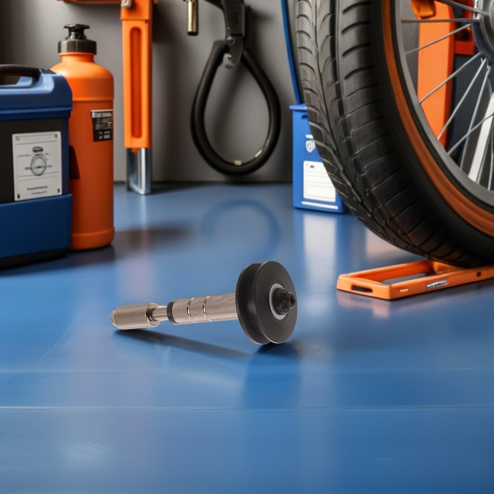 Kichvoe 2 Piezas Tensor de Cadena de Bicicleta Ajustable para Limpieza y