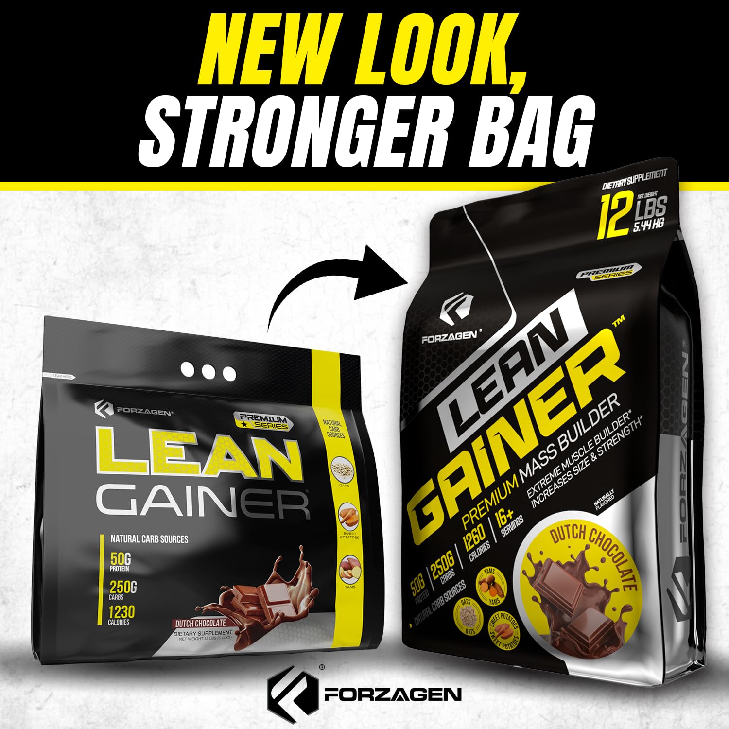 Forzagen Protein Powder 2 Lbs Best whey Protein Shake, Weight Gainer