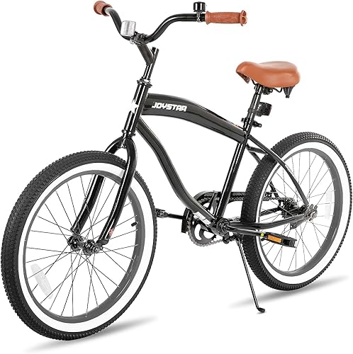 Miniatura 8 de JOYSTAR Bicicleta de crucero de playa de 20 pulgadas, 24 pulgadas, 26 pulgadas, para niñas, niños, hombres y mujeres, bicicletas de crucero para