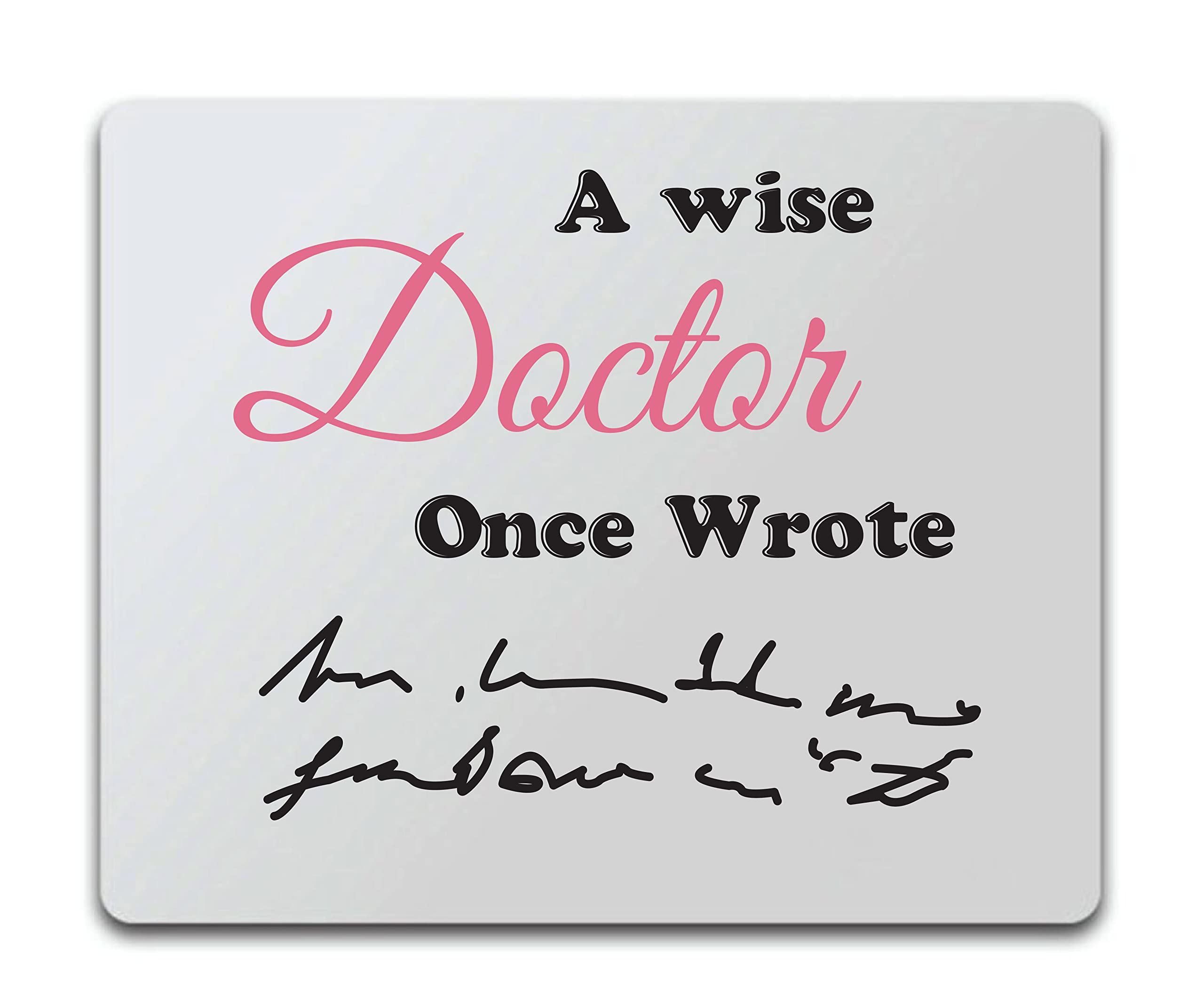 Celebrate Doctor's Day With Comfort And Ergonomic Mouse Pad | Soft-touch Doctor's Day Mouse Pad | Printed Mouse Pad Doctor's Day Gift | Best gift for Doctor's (Design 2)