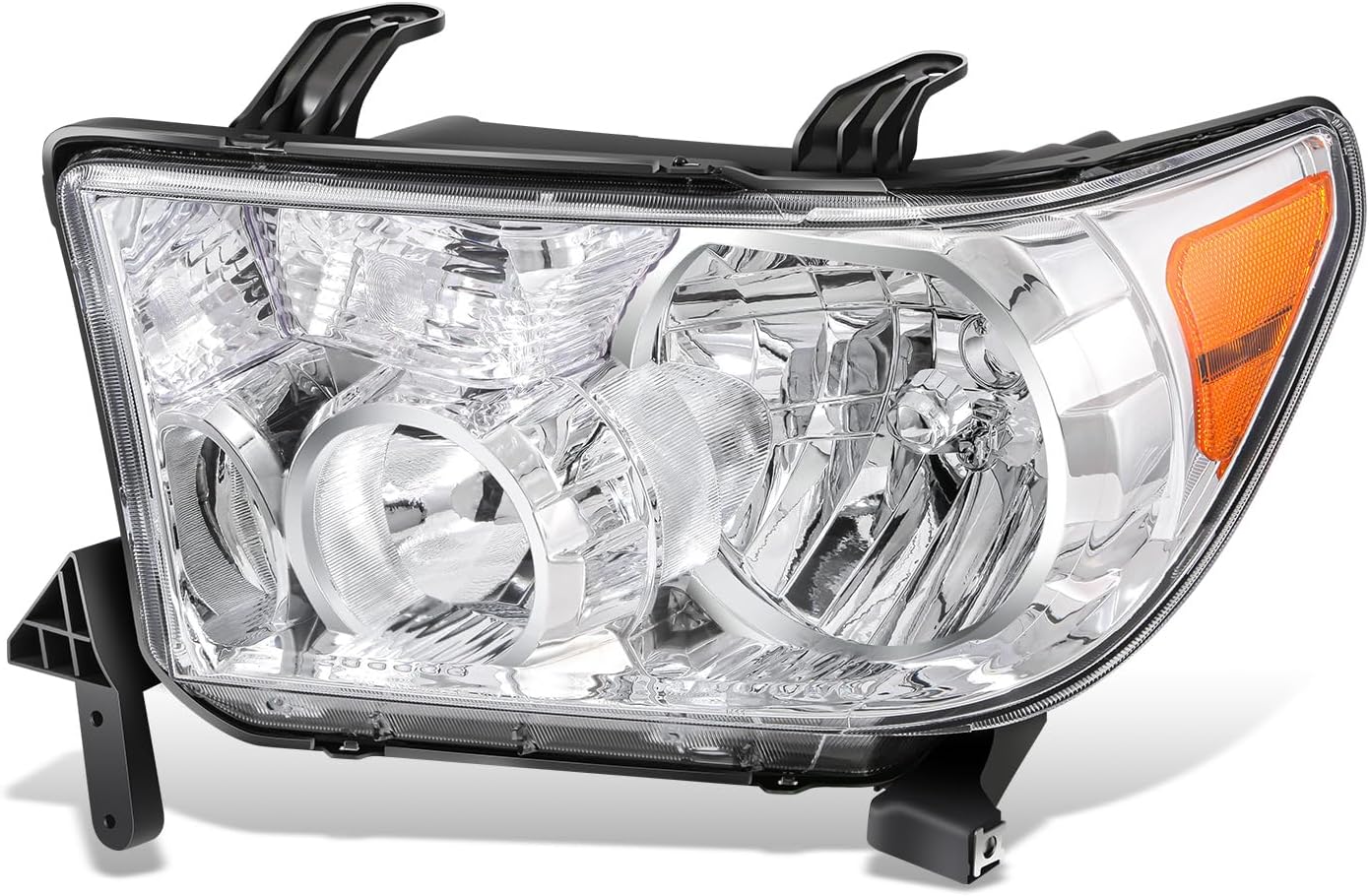 DNA MOTORING Left OE Style Headlight Compatible with 08-17 Sequoia / 07-13 Tundra,OEM-HL-0199-L