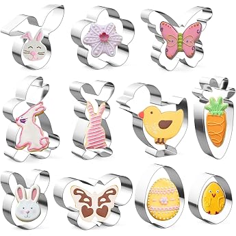 Easter Cookie Cutters 11 Piece Set Easter Cookie Cutter Set Cookie Cutter Easter Cookie Cutter Bunny Biscuit Cutter Easter Ideal Easter Gift and for Easter Cookies