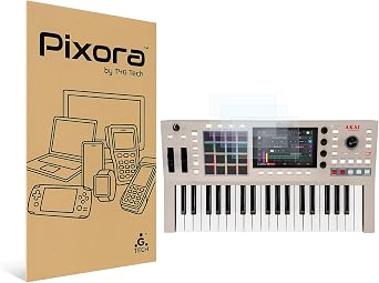 Screen Protector for Akai MPC Key 37 G2 7 Inch - Kanso Clear | Pixora - High Clarity 3-Pack