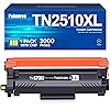 Palmtree TN2510XL TN2510 Toner TN 2510 TN-2510 Compatibile with Brother HL-L2400DWE HL-L2400DW HL-L2445DW DCP-L2627DWE MFC-L2800DW DCP-L2660DW DCP-L2665DW MFC-L2827DWXL MFC-L2860DWE MFC-L2835DW