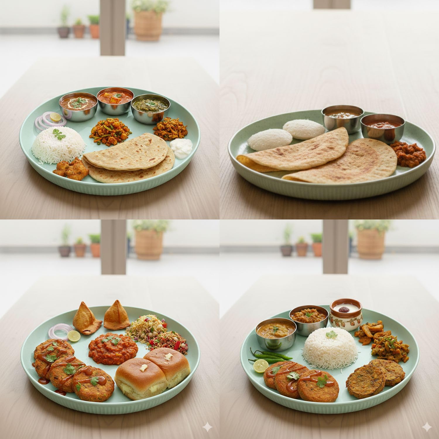 Wheat Straw Dinner Plates Set of 4 | Lightweight Unbreakable Kitchen Plates | Reusable Eco-Friendly BPA Free | Microwave & Dishwasher Safe Plates for Dining, Serving & Everyday Use — Amazon image 6