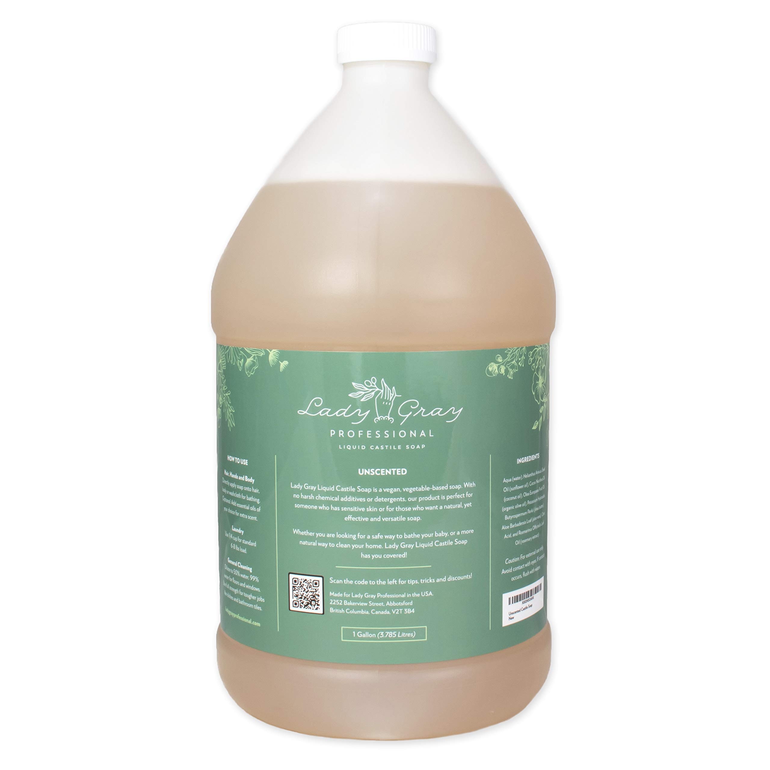 Buy Castile Soap Liquid Unscented 1 Liquid Gallon Unscented Mild
