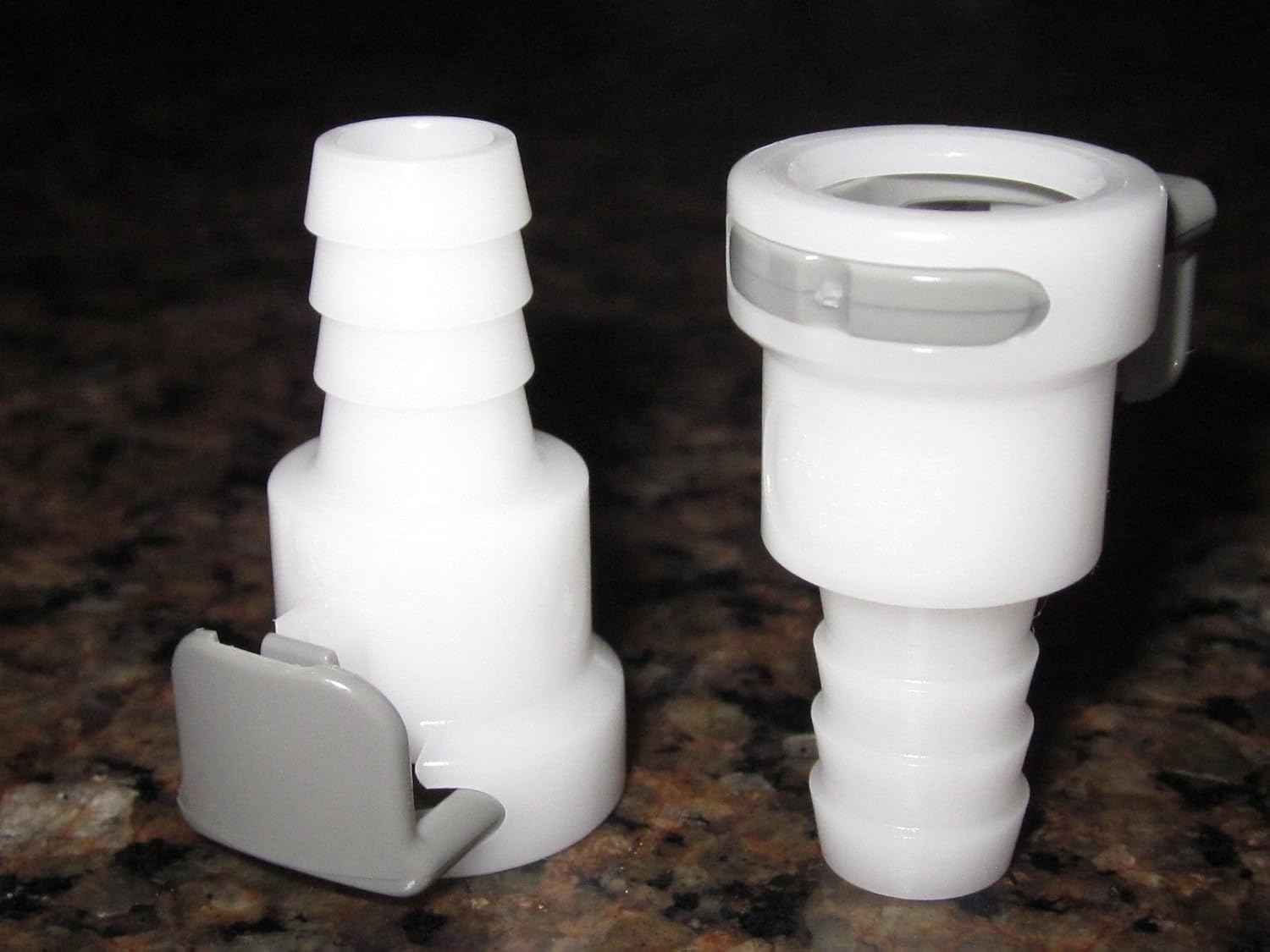 2 Female Air Bed Parts Connectors Sleep Number Bed Pumps SEE LEAK