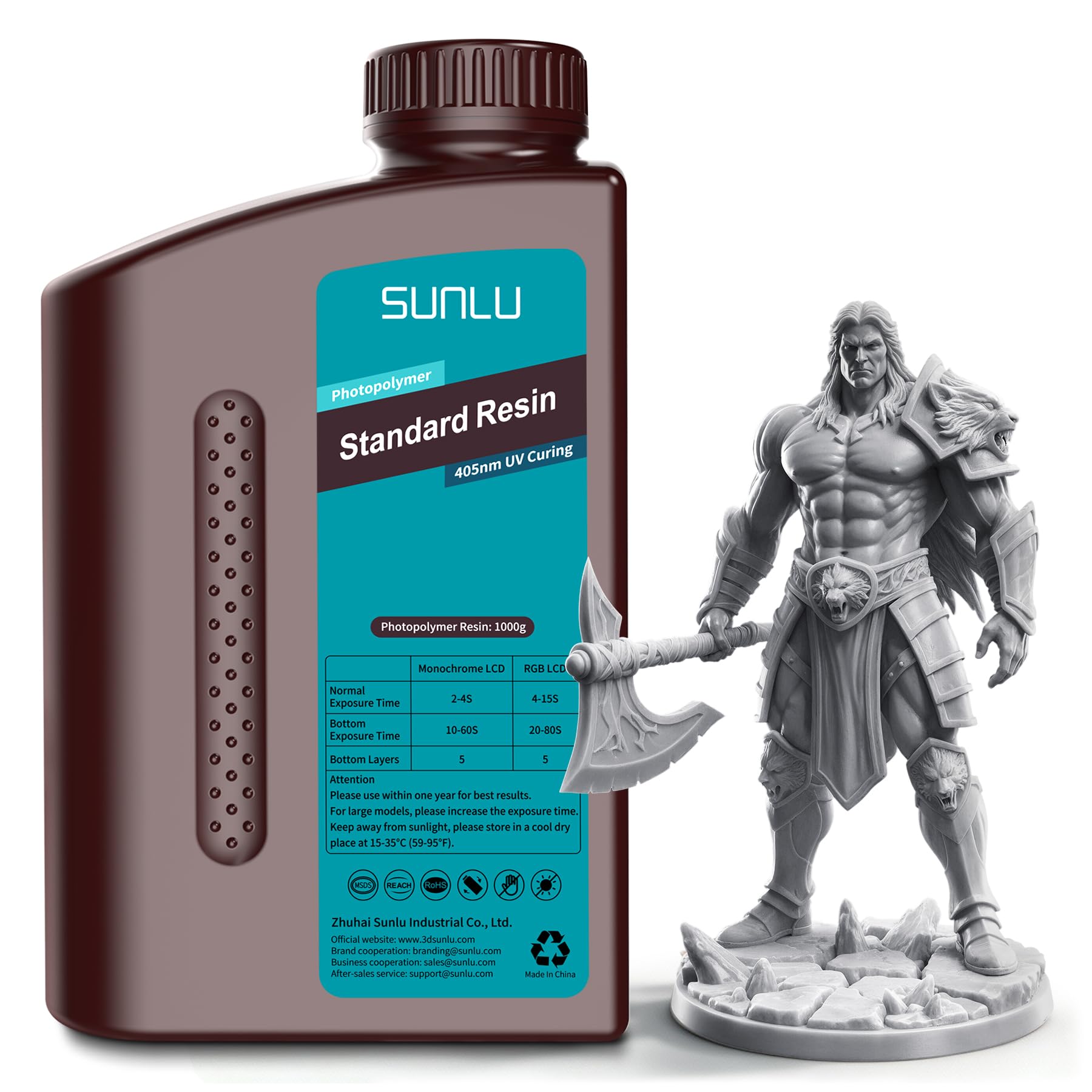 SUNLU Standard Resin Plus (Grey) Buy SUNLU Standard Resin Plus (Grey)