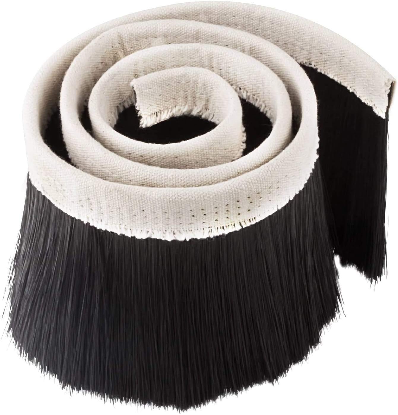 BestTeam Vacuum Cleaner Engraving Machine Dust Cover, 70mm/100mm Brush Vacuum Cleaner Engraving Machine Dust Cover for CNC Router for Spindle Motor Milling Machine (5M*70MM, Black)