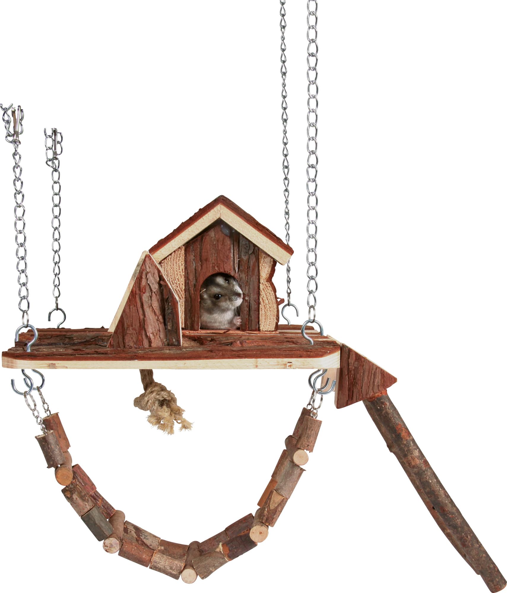 Trixie 6222 Natural Living Plac zabaw Janne, 26 × 22 cm, 1 sztuka (1 opakowanie)