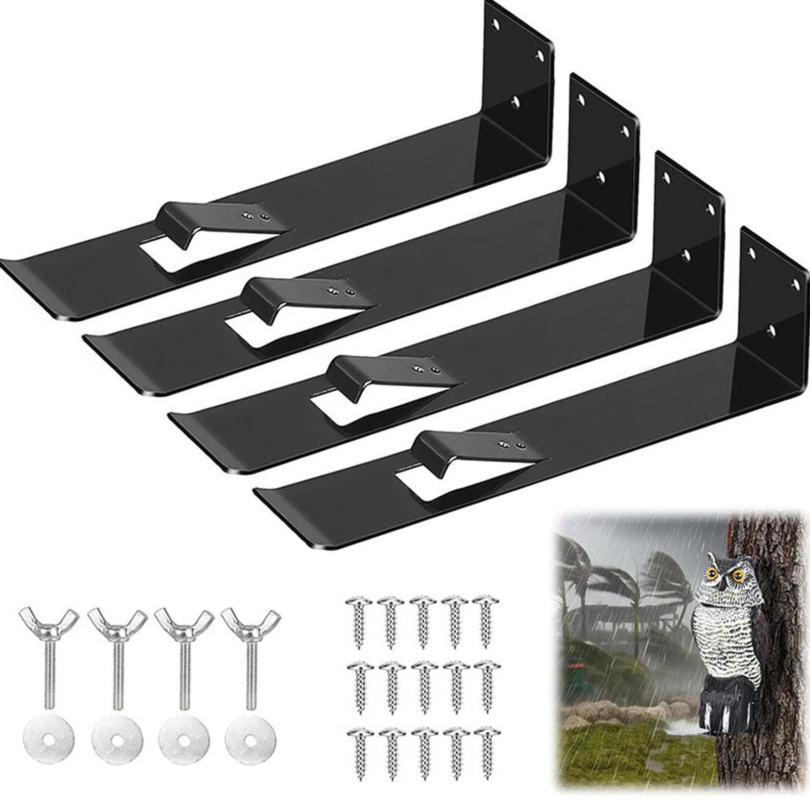 Base para señuelo de búho profesional con pinzas resistentes de exterior