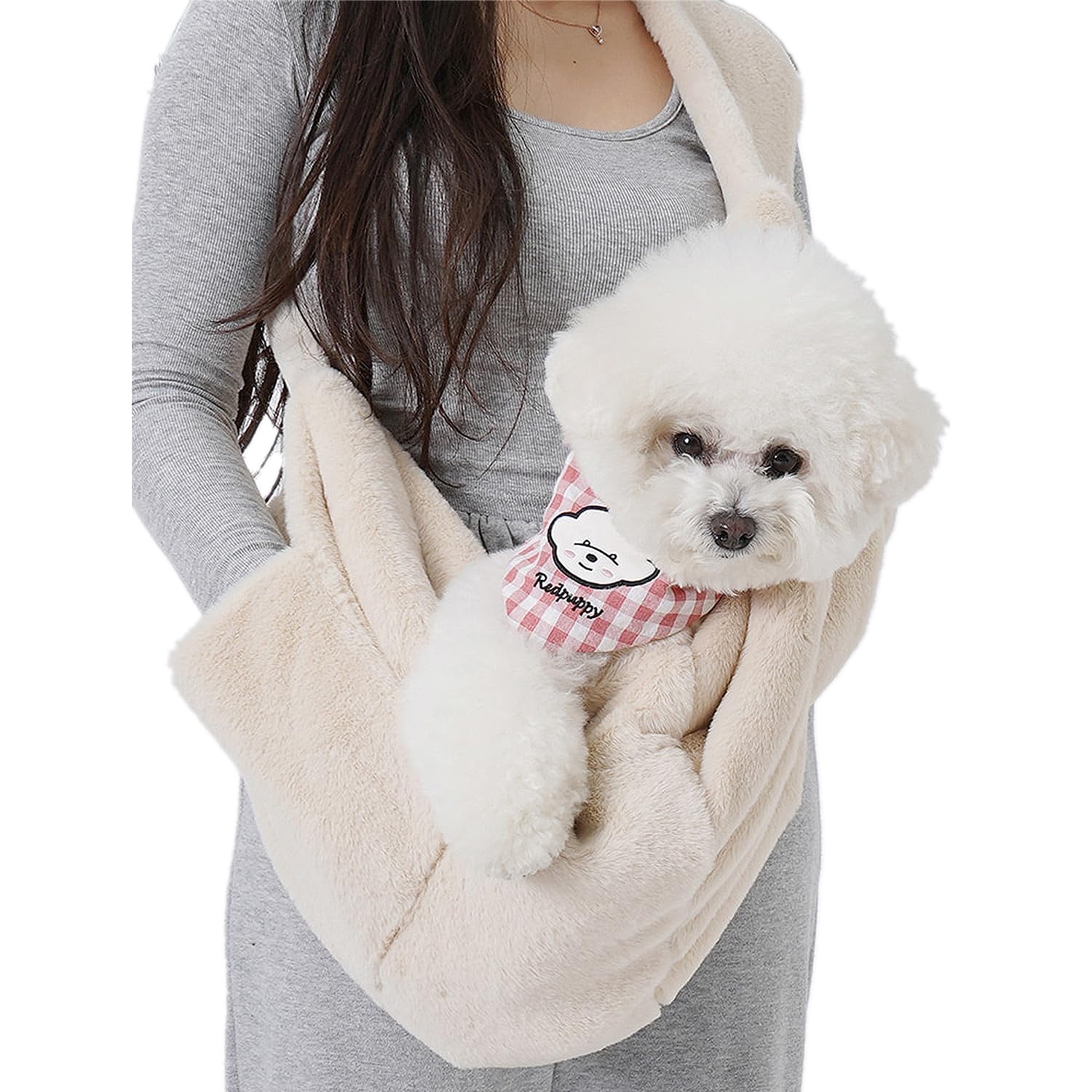 IBLUELOVER Sac de Transport pour Chiens Chats Sac à Bandoulière Réglable pour Animal de Compagnie Pochette de Transport Chaton Chiot Portable Sac avec Laisse de Sécurité Intérieure Sac Voyage