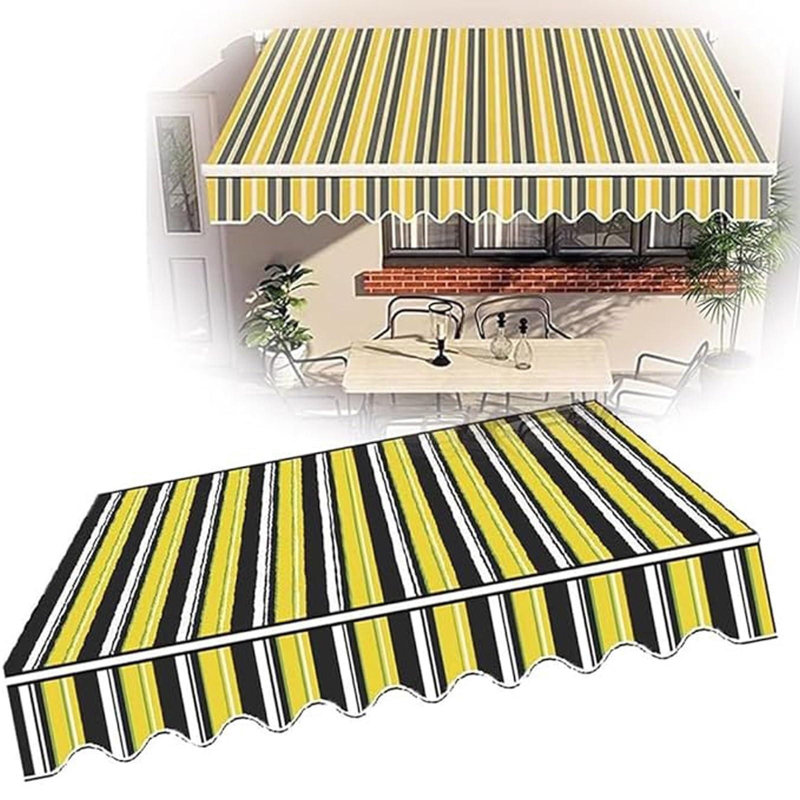 Toile de rechange pour auvent extérieur : stop à la chaleur sur votre terrasse et fenêtre