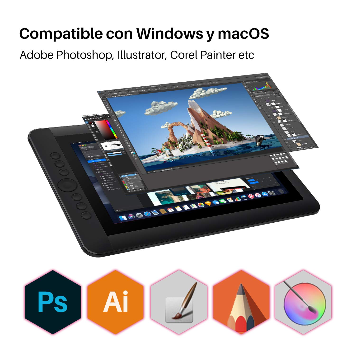 Amazon.co.jp: Artisul D22S 21.5インチ グラフィックタブレット