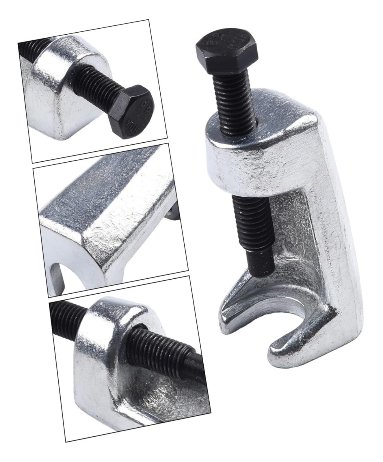 Estrattore for estremità tiranti for auto in acciaio con separatore for giunto sferico for la riparazione e la manutenzione delle sospensioni del veicolo
