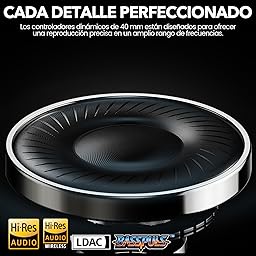 1Mii Y8+ Hybrid Active Noise Cancelling Headphones, 100H Ultra Playtime, Bluetooth 6.0 Over Ear, Wireless Hi-Res Audio & Deep Bass, Comfort for Travel & Home Office, AI Chat & Custom EQ via APP, Black