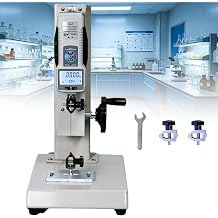 Digital Force Gauge Push Pull Gauge with Force Gauge Stand Wheel-Operated Manual Push Pull Test Stand Stroke 300Mm with Digital Scale Dataversion-1000N
