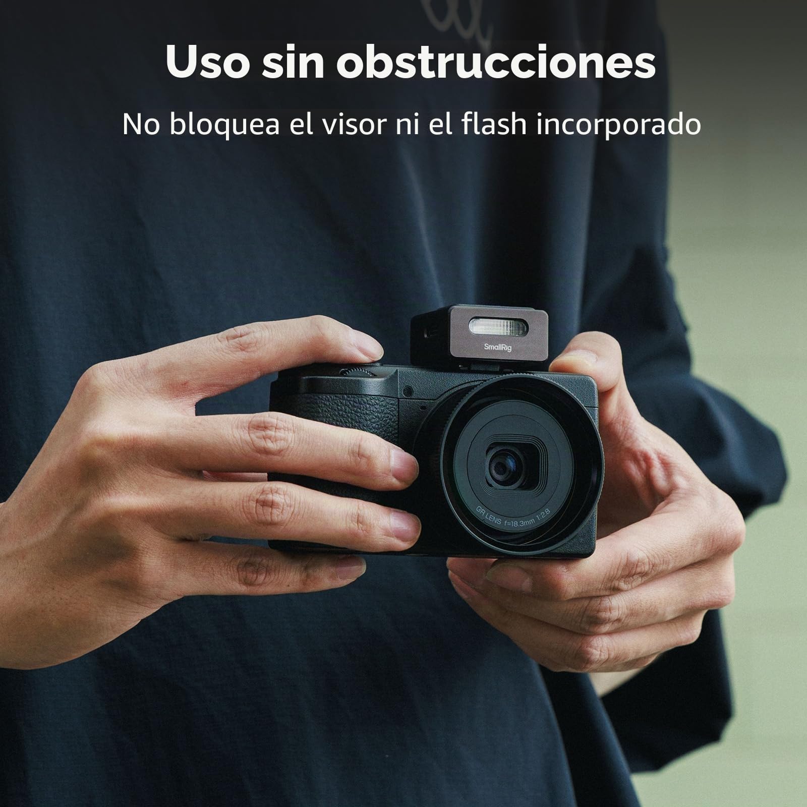 SmallRig Filtro UV y parasol todo en uno para RICOH GR IV GRIV con tapa protectora de silicona, parasol dedicado que reduce la luz parásita, revestimientos multicapa, resistente a los arañazos - 5679