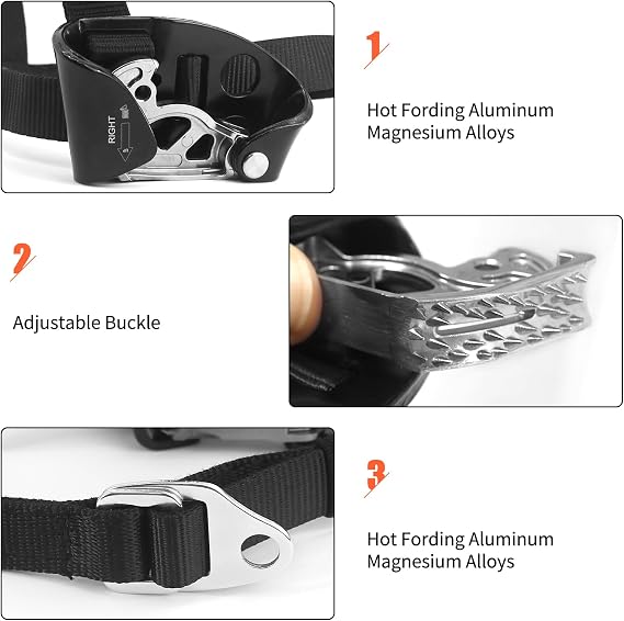 NewDoar Foot Ascender Riser Rock Climbing Mountaineering Equipment Climbing Device