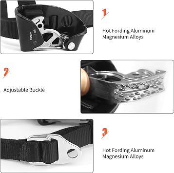 NewDoar Foot Ascender Riser Rock Climbing Mountaineering Equipment Climbing Device