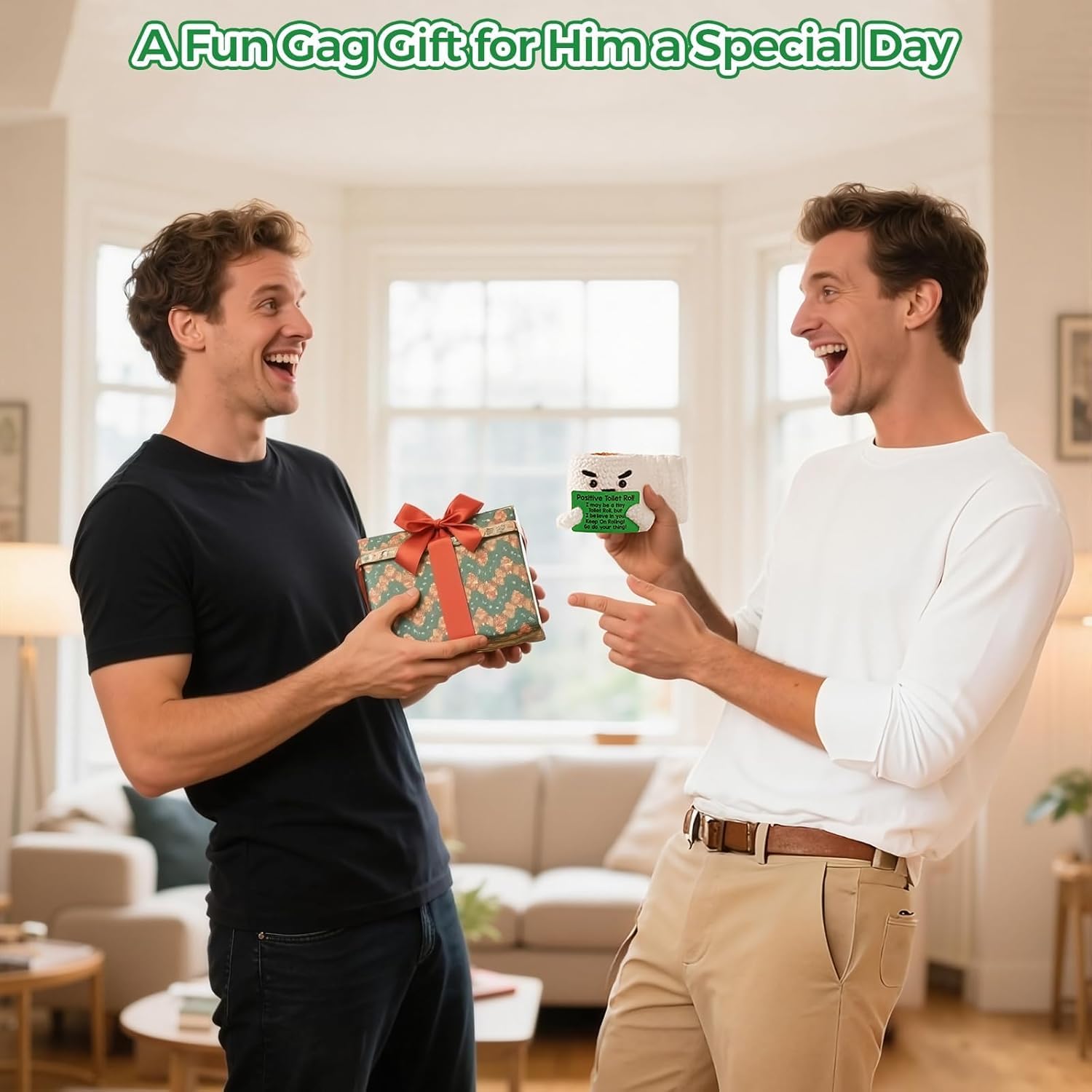 Mini Funny Positivity Gifts Handmade Crochet Presents - Birthday, Christmas, Graduation Motivational for Women/Men, Friends, Family, Coworkers - Emotional Inspirational Support Cute Desk Deco - Image 4