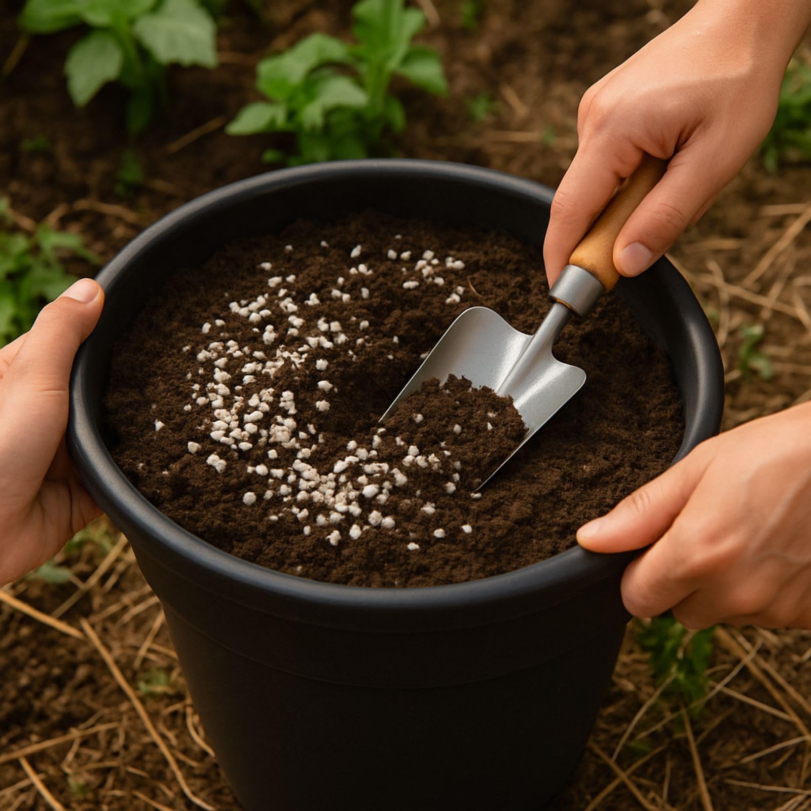 Weedness Plagron Perlite 60 Liter - Perlite für Pflanzen Drainage Vulkangestein Anbau Blumenerde Erde Substrat