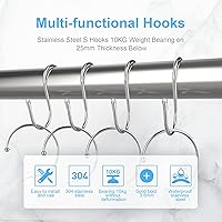 Vista 4 de Paquete de 2 ganchos pequeños para puerta de ducha, ganchos para toallas, ganchos para escobilla de ducha, gancho de gabinete, ganchos para puerta