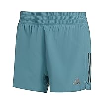 Adidas Donna Own The Run Shorts, Preloved Teal, L Long