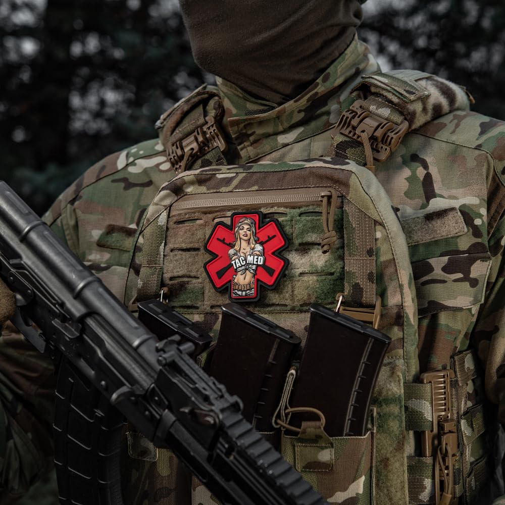M-Tac Tacmed naszywka na rzep z PCW, MC, 7,5*7,8 cm