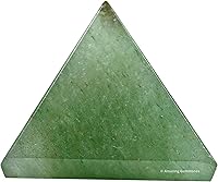 Vista 56 de Cristales curativos de pirámide de labradorita de Amazing Gemstone - Figurina de gran pirámide de 1" de piedra natural para meditación, Reiki