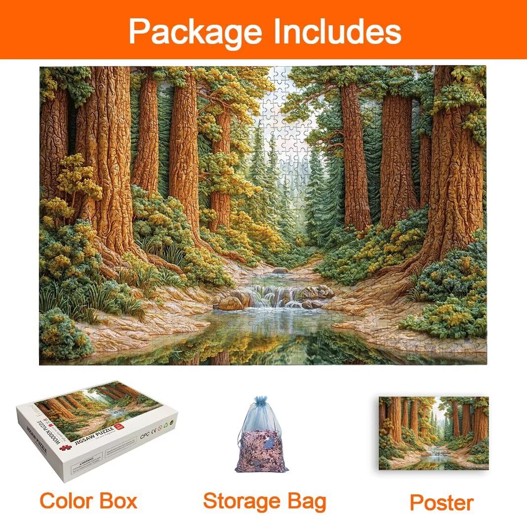 Puzzle Foresta, Puzzle 5000 Pezzi Adulti per Decor, Regalo Donna/Uomo -8516