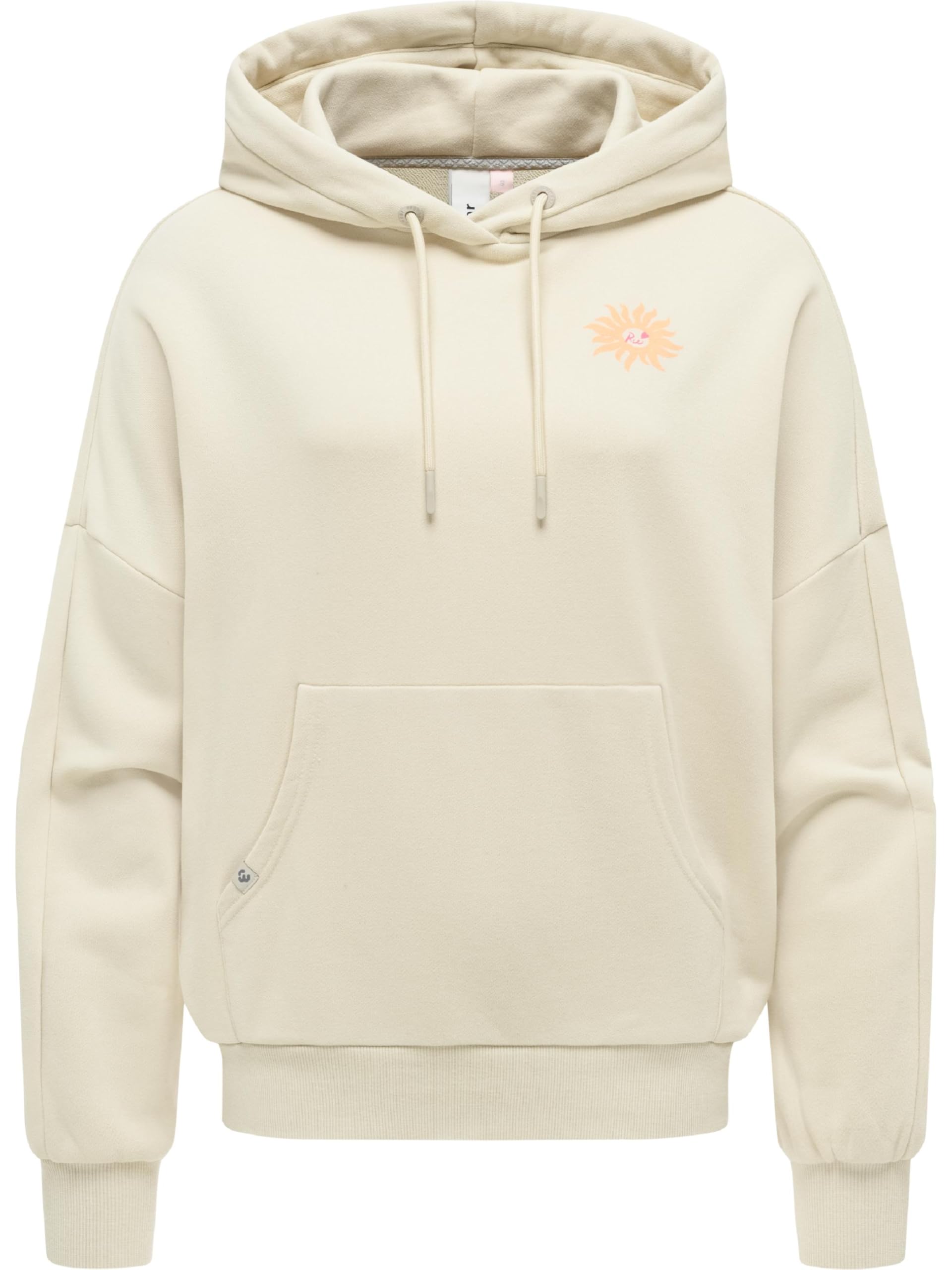 Ragwear Damska luźna bluza z kapturem oversize, przytulna bluza z kapturem z modnym nadrukiem i kapturem Pirita PP XS-3XL