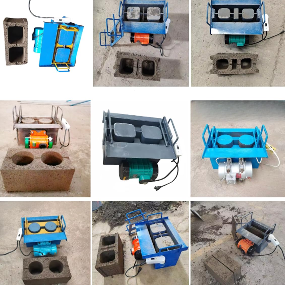 Máquina de ladrillos de extrusión para bloques de cemento y hormigón, diseño móvil con tecnología de formación rápida y vibración