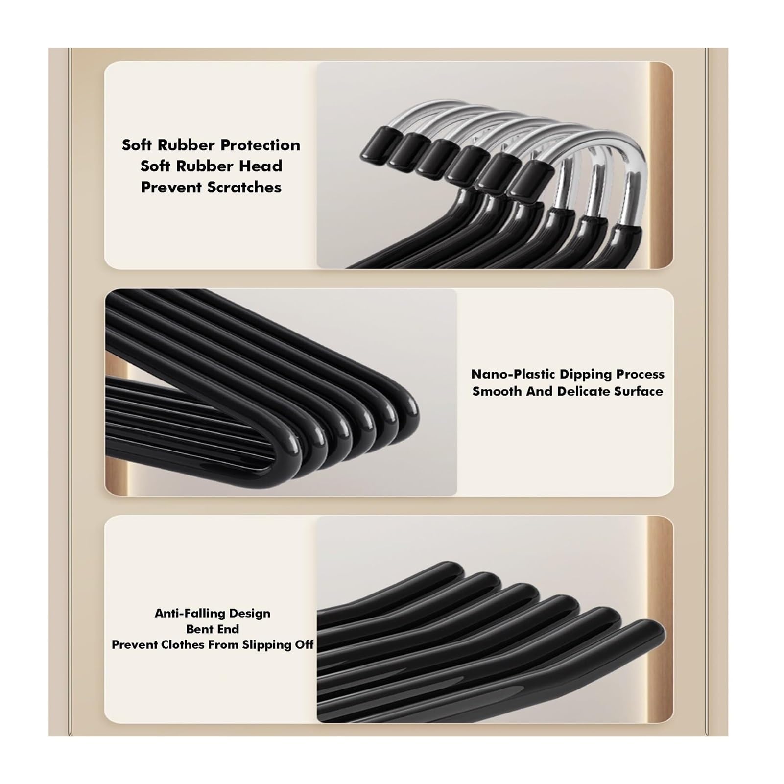 Perchas para pantalones para ahorrar espacio, organizador para jeans, pantalones, bufandas, corbatas, accesorios, paquete de 5